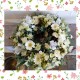 White Serenity Sympathy Wreath