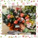 Coral Charm Mixed Rose Bouquet