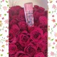 Red Roses in a Vase (50, 100, or 200 Stems)