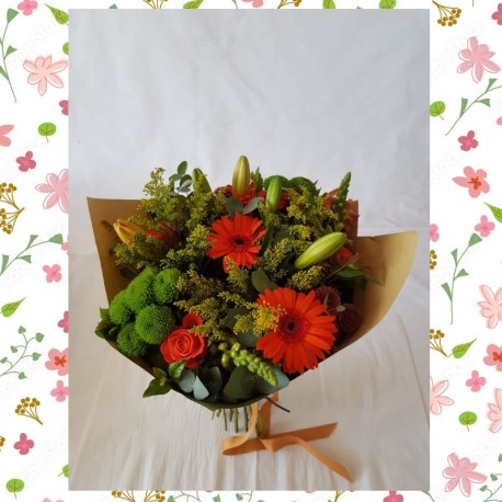 Orange Delight Mixed Bouquet