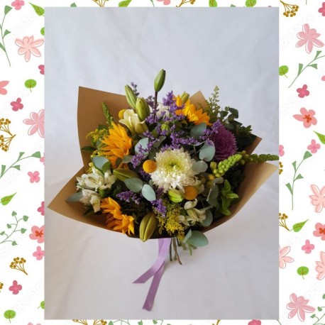 Orange Delight Mixed Bouquet