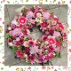Pink Elegance Sympathy Wreath
