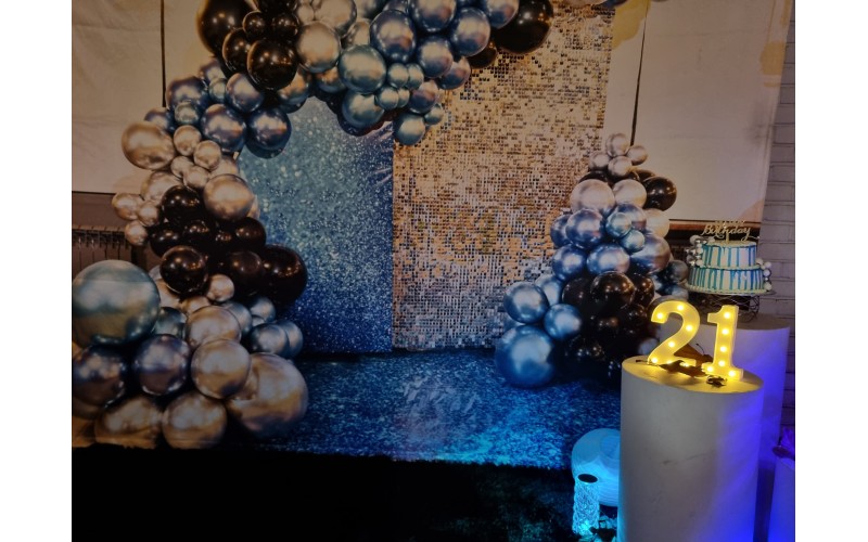 Sashin’s 21st Birthday – Deco, Setup & Catering by Flowers from Heaven
